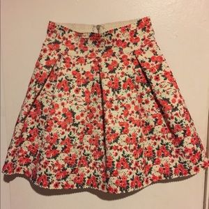 Pleated Flower Skirt